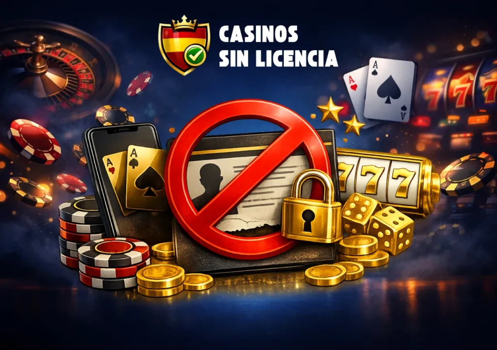 Casinos online sin DNI en España con acceso sin verificación, juegos, fichas y seguridad para jugadores.